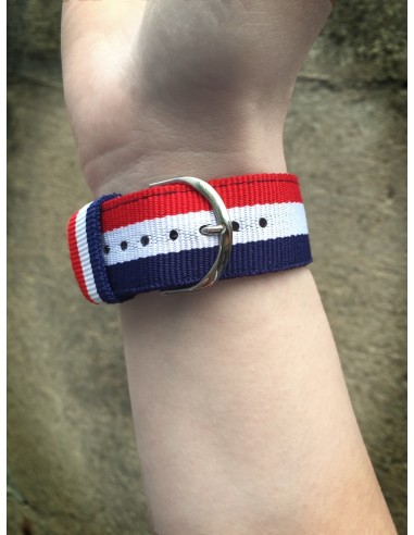 Bracelet Nylon Tricolore pour Apple Watch