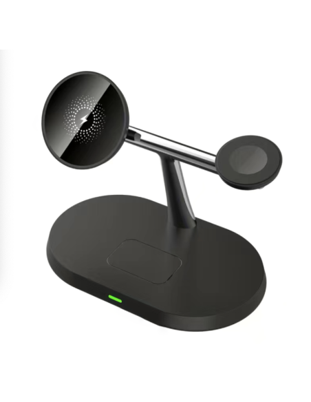 Support de Recharge Magsafe 3 en 1 - La Solution de Nuit Parfaite pour Vos Appareils