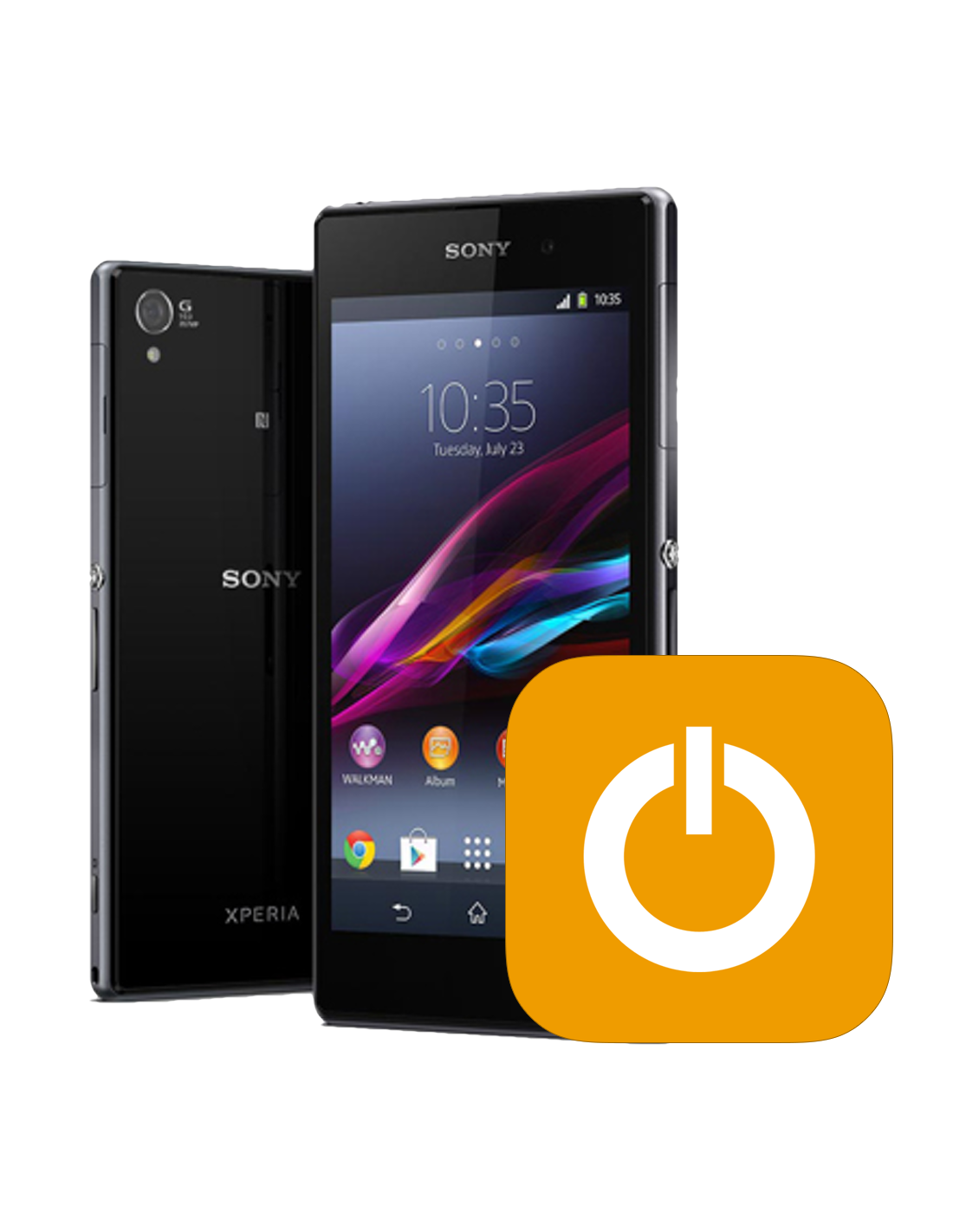 Sony Xperia Z1 Compact Power Button Problem Réparation bouton Power ( ON / OFF ) Sony Xpéria Z1 L39h